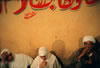 Le repos aprs le dhikr. A droite: Ahmad al-Tuni. Mouled de Sidi Ali zein al-Abidin. Le Caire. (munshid05)